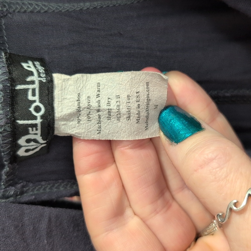 Melodia Designs Gray Shakti Top - Picture 2 of 3